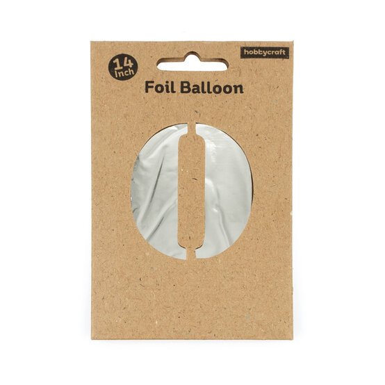 Silver Foil Letter O Balloon image number 3