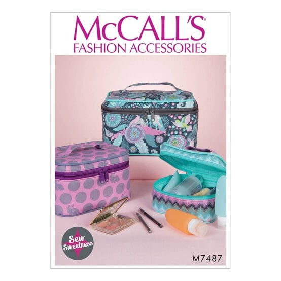 McCall's Travel Cases Sewing Pattern M7487 image number 1