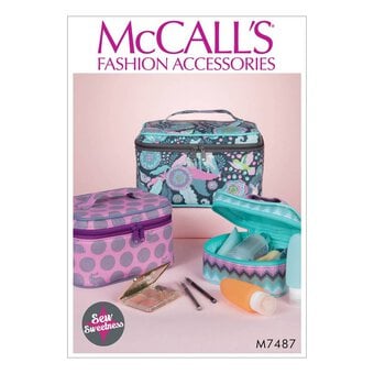 McCall's Travel Cases Sewing Pattern M7487