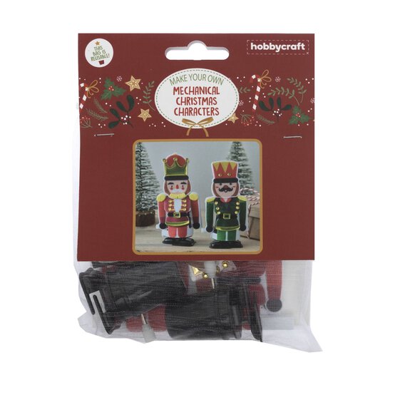 Make Your Own Mechanical Christmas Nutcrackers 2 Pack image number 3