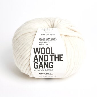 Wool and the Gang Ivory White Crazy Sexy Wool 200g 