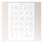 Monogram Alphabet Stencil 21cm x 29cm image number 1