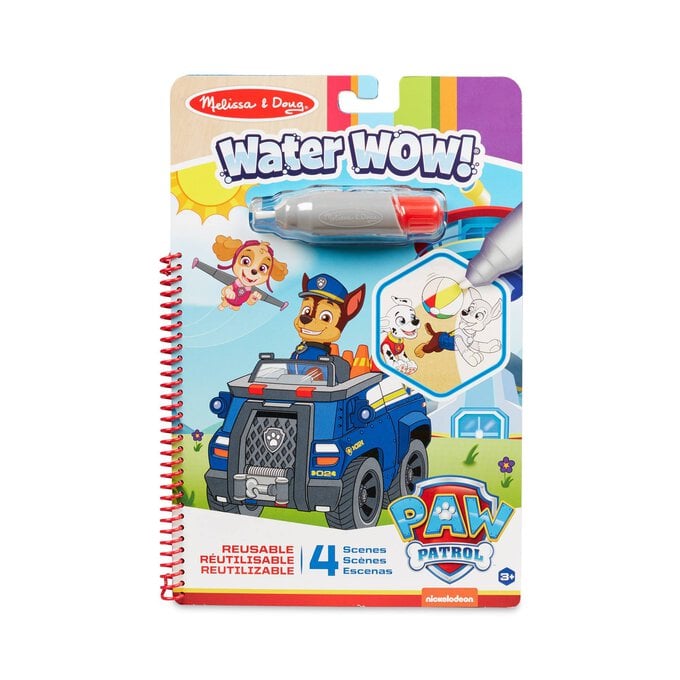 Melissa & Doug Water Wow Paw Patrol Chase Magic Painting Book image number 1