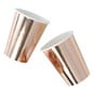 Ginger Ray Rose Gold Paper Cups 8 Pack image number 1