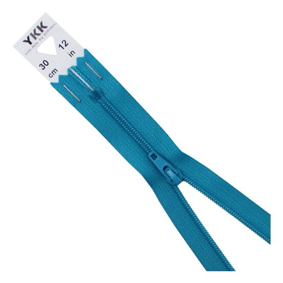 YKK Turquoise Dress and Skirt Zip 30cm image number 1