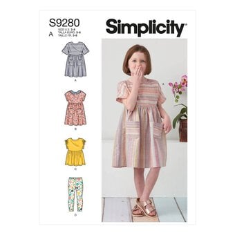 Simplicity Kids’ Separates Sewing Pattern S9280 (3-8)