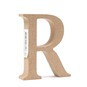 MDF Wooden Letter R 8cm image number 1