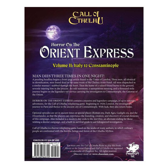 Call of Cthulhu Horror on the Orient Express Volume II image number 2