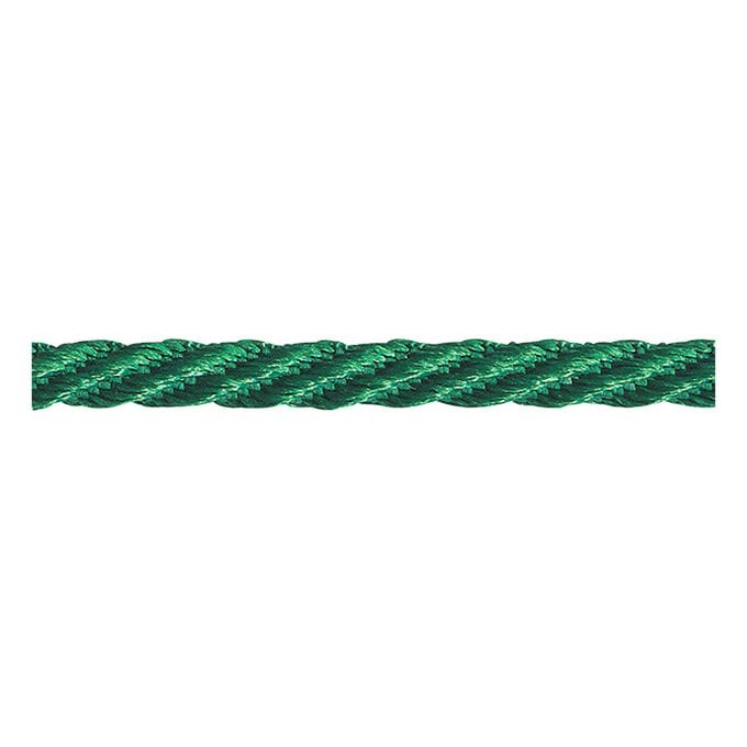 Berisfords Emerald Barley Twist Rope by the Metre image number 1
