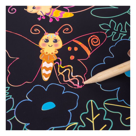 Scratch Fuzzy Stick Magic Butterflies image number 2