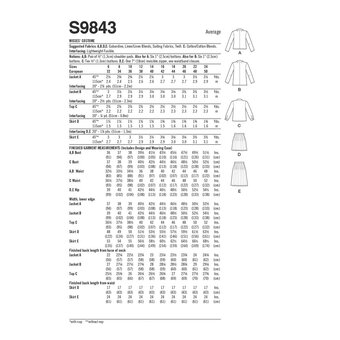 Simplicity Women's Costume Sewing Pattern S9843 (U5 16-24)