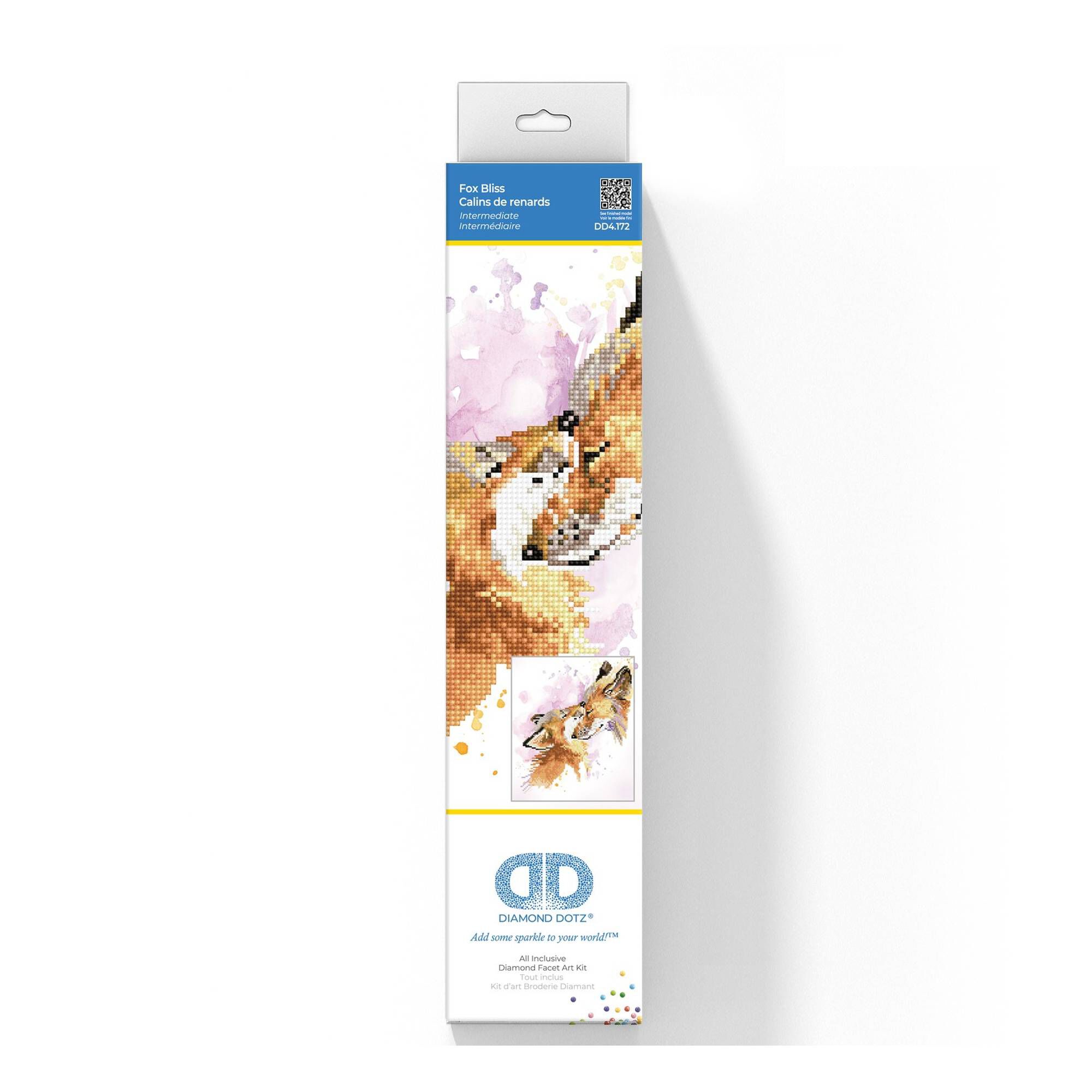 Diamond Dotz Kit Diamond Painting Intermedio – Panda Prince – 30x40 Cm – Tela In Poliestere