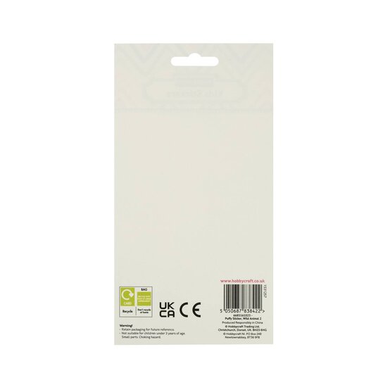 Wild Animal Puffy Stickers image number 5