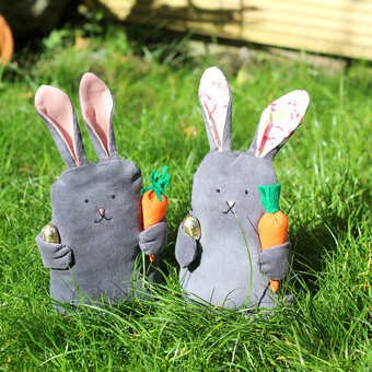 Make Your Own Cuddly Fabric Bunnies!