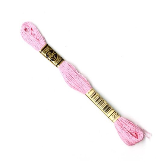 DMC Pink Mouline Special 25 Cotton Thread 8m (605)