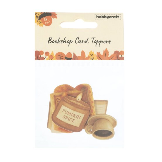 Autumn Bookshop Card Toppers 4 Pack image number 4