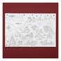 Christmas Map Colour-in Canvas image number 2