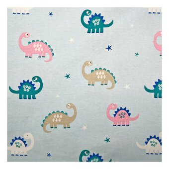 Little Dino Cotton Spandex Jersey Fabric by the Metre image number 2