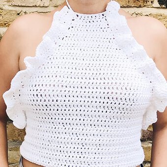 How to Crochet a Halterneck Top