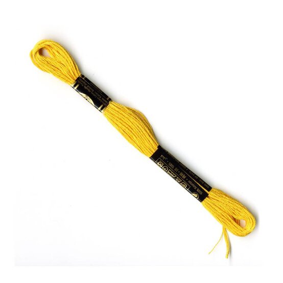 DMC Yellow Mouline Special 25 Cotton Thread 8m (728) image number 1