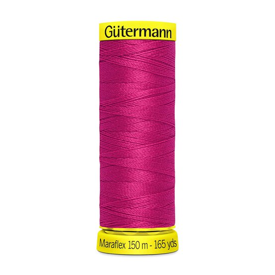 Gutermann Crimson Maraflex Stretchy Sewing Thread 150m (382) image number 1
