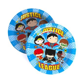 Justice League Paper Plates 8 Pack
