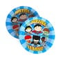 Justice League Paper Plates 8 Pack image number 1