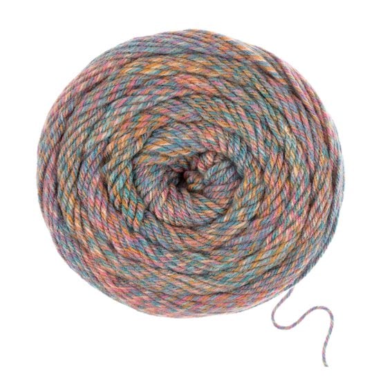 Knitcraft Pink Turquoise Fairy Go Round Aran Yarn 150g  image number 3