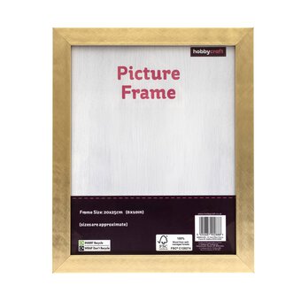 Gold Effect Picture Frame 20cm x 25cm