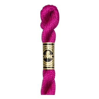 DMC Pink Pearl Cotton Thread Size 5 25m (718)
