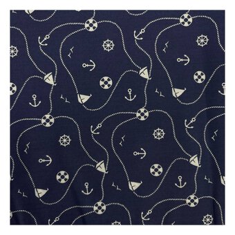 Nautical Rope Polycotton Fabric by the Metre