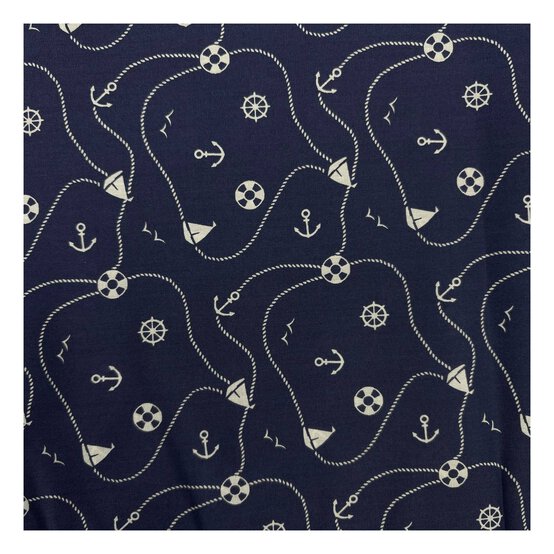 Nautical Rope Polycotton Fabric by the Metre image number 2