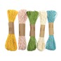 Pastel Paper Twine 10m 5 Pack image number 1