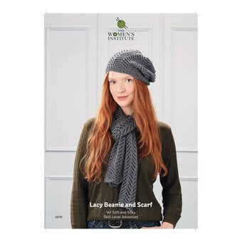 Women's Institute Lacy Beret and Scarf Digital Pattern