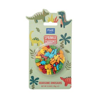 PME Roarsome Dinosaur Sprinkle Charms 25g 