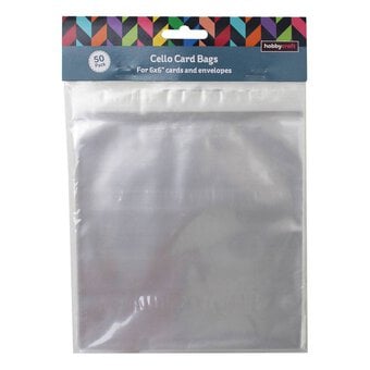 Clear Cello Bags 6 x 6 Inches 50 Pack image number 2