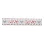 Red Love Satin Ribbon 16mm x 4m image number 2