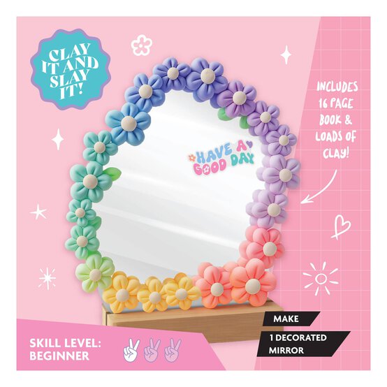 Oh My Craft! Shape-It Mirror Polymer Clay Kit image number 4
