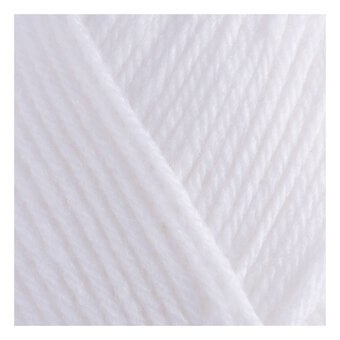 Sirdar White Snuggly DK Yarn 50g image number 2