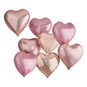 Ginger Ray Rose Gold Customisable Heart Balloons 8 Pack image number 2