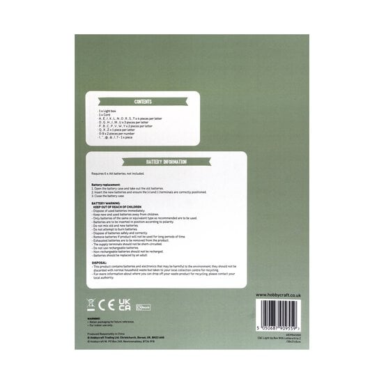 Create & Celebrate Light-Up Box with Letters image number 5