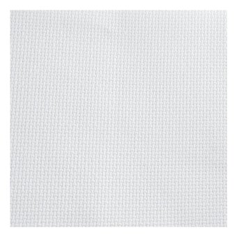 16 Count Aida Easy Count White Cross Stitch Fabric