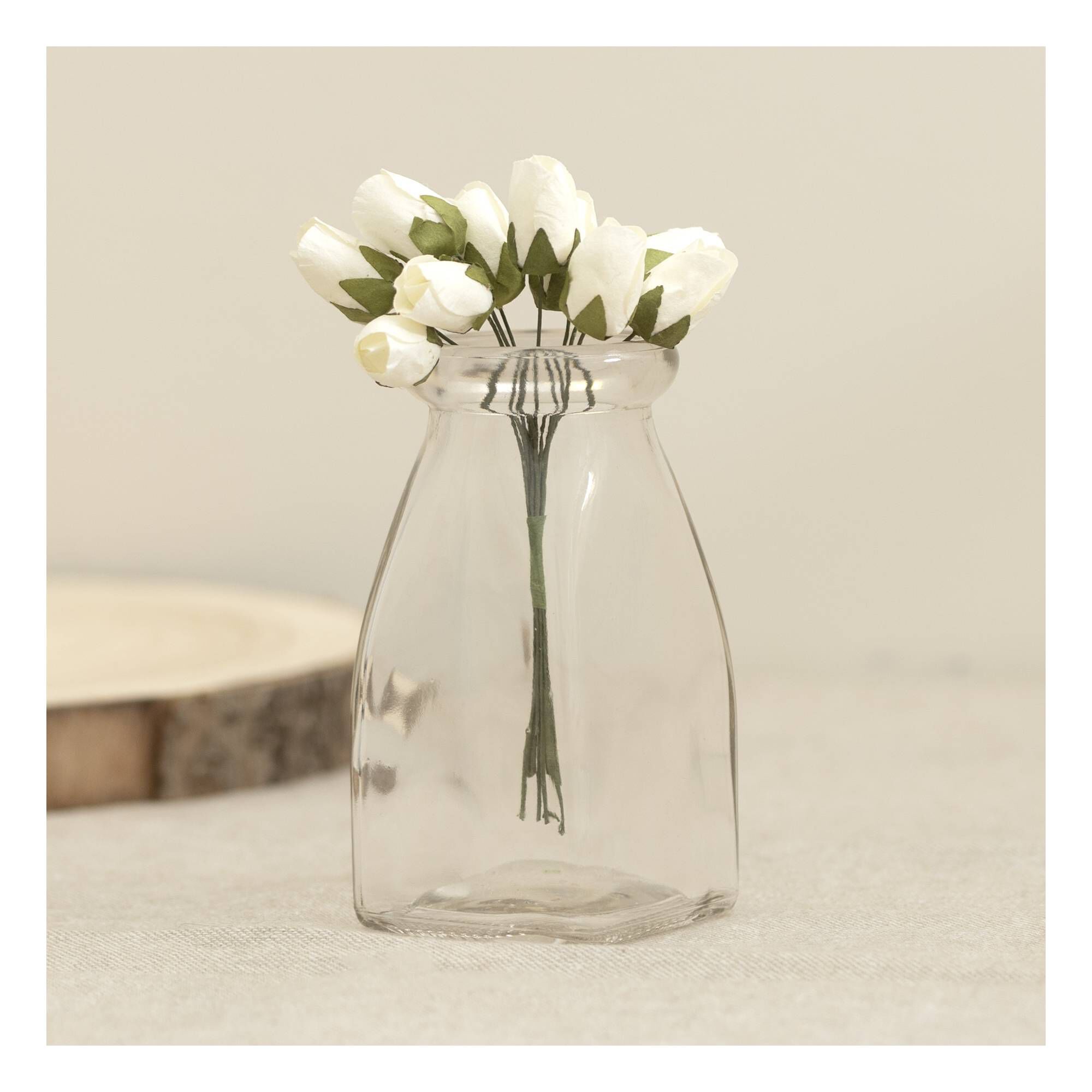 Mini Cream Rose Wired Floral Picks 10 Pack | Hobbycraft