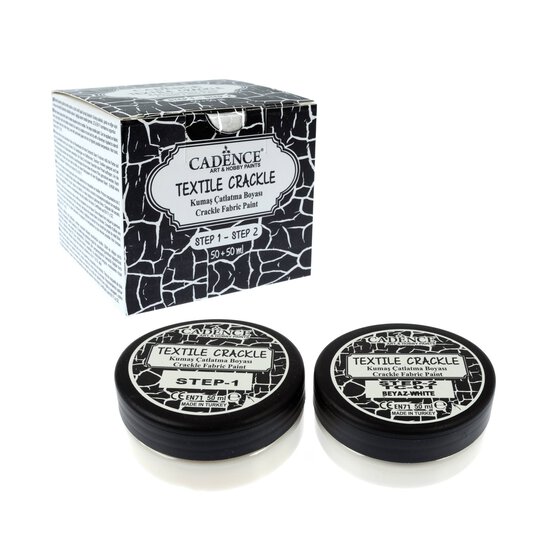 Cadence White Textile Crackle Set  image number 1