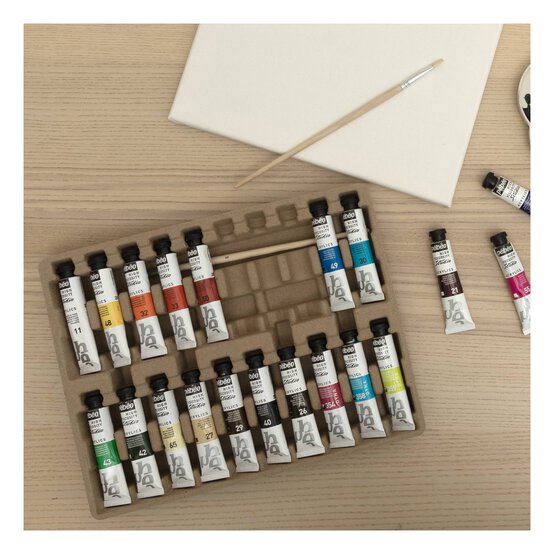 Pebeo Acrylic Paint and Brush Set 20 Pack image number 3