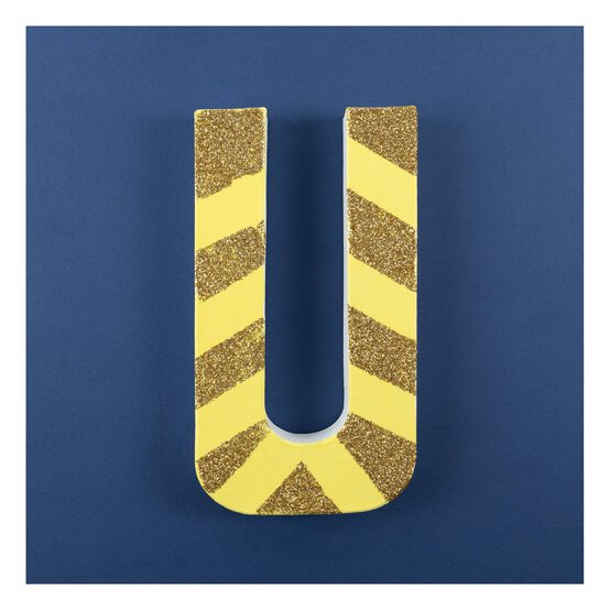 Mache Letter U 20cm