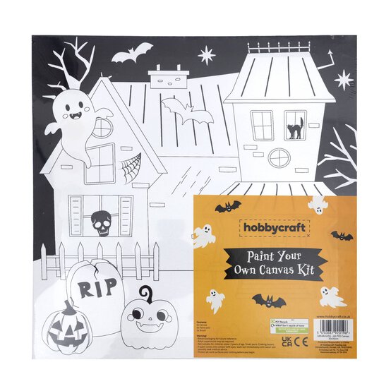 Haunted House Colour-in Canvas image number 4