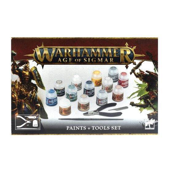 Warhammer Age of Sigmar Paint and Tools Set image number 6