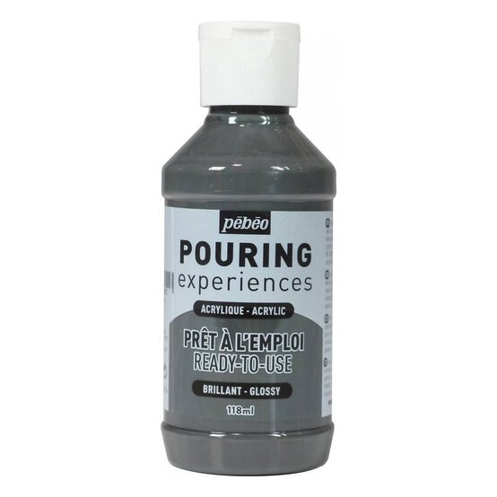 Pebeo Grey Pouring Experiences Acrylic 118ml image number 1