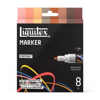Liquitex Portrait Markers 2mm 8 Pack